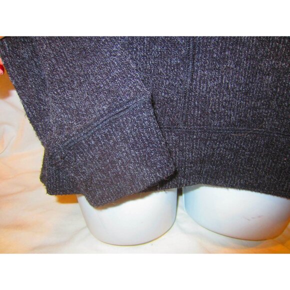 BAND OF GYPSIES heather gray LS sweater top WOMEN S - Picture 3 of 6